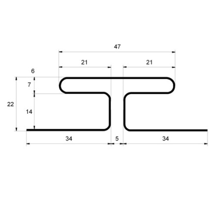 Картинка Профиль H соединительный 3 м Grand Line Tundra Рябина