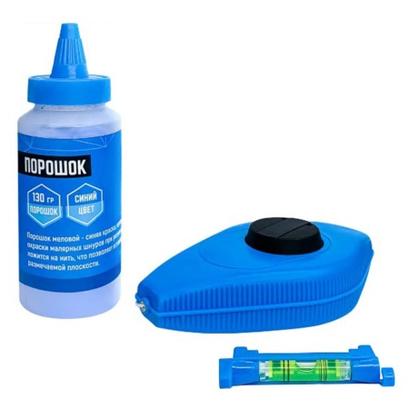 Отбивка малярная с краской 130 гр 30 м Vertextools