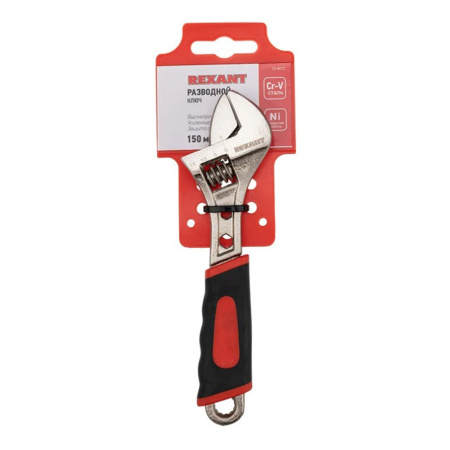 Картинка Ключ разводной 150 мм никелированный REXANT