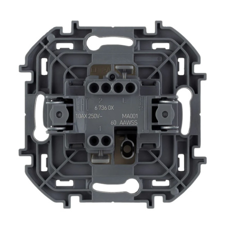 Картинка Выключатель 1 клавиша Слоновая кость Legrand INSPIRIA