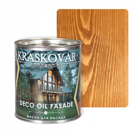 Масло для фасада Kraskovar Deco Oil Fasade 0,75 л Тик