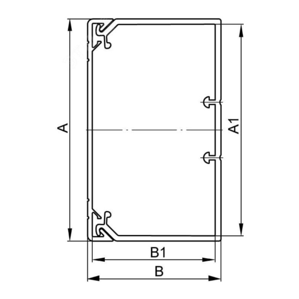 Картинка Кабель-канал ПВХ 150x80 2 м ТА-GN IN-Liner 01792 DKC