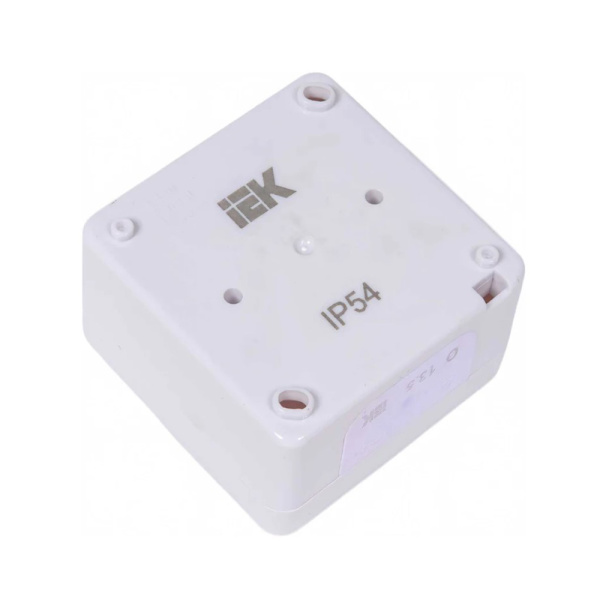 Картинка Выключатель 2 клавиши ОП Гермес Plus 10А IP54 ВС20-2-0-ГПБ Белый IEK