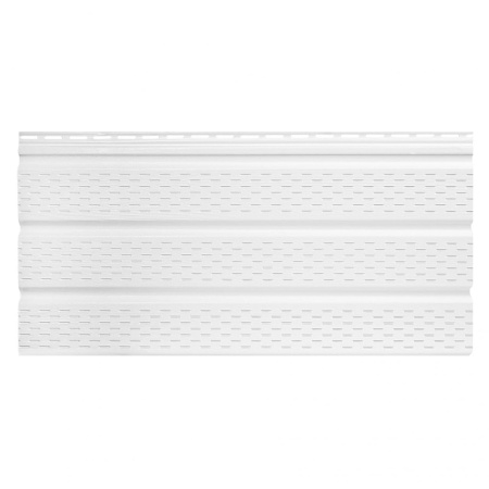 Софит полностью перфорированный ProfBuild 3000х305 мм Белый