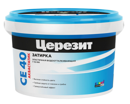 Затирка Церезит CE 40 Серебристо-Серая 1 кг