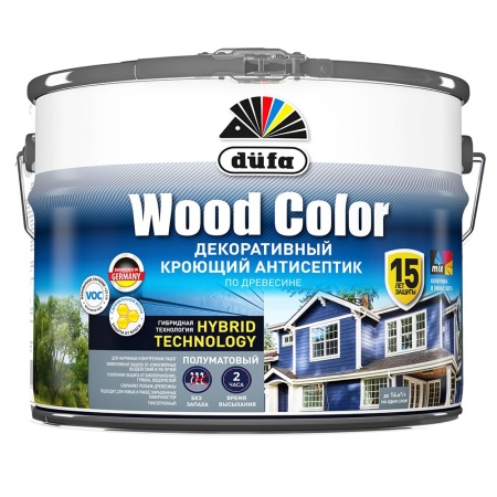 Кроющий антисептик Dufa Wood Color Бесцветный 8,1 л