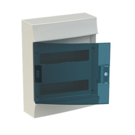 Картинка Бокс настенный Mistral41 24 модуля Зеленая прозрачная дверь IP41 ABB