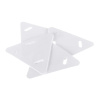 Картинка Бирка кабельная треугольник У-136 62х62х62 мм Белая REXANT