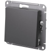 Картинка Выключатель 1 клавиша в рамку 10А Базальт Systeme Electric ATLASDESIGN