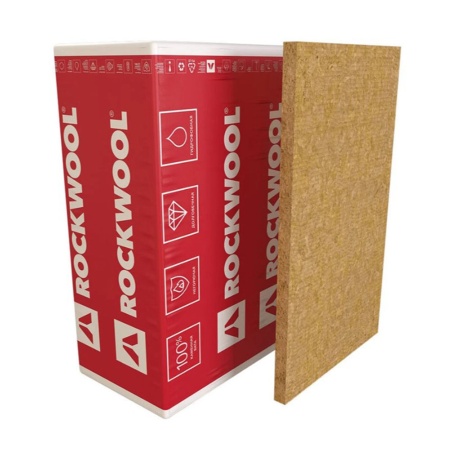 Утеплитель Rockwool Венти Баттс Оптима 75 кг/м³ 1000х600х50 мм