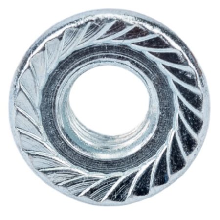 Картинка Гайка с насечкой препятствующей откручиванию М6 горяче-оцинкованная DKC