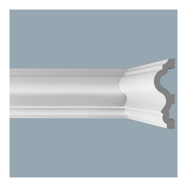 Картинка Плинтус молдинг XPS М 6 60/18 мм 2 м Bello Deco