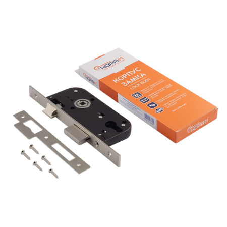 Картинка Корпус замка КЗВ-100 70 мм Матовый никель НОРА-М