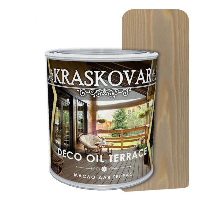 Масло для террас Kraskovar Deco Oil Terrace 0,75 л Крем-брюле
