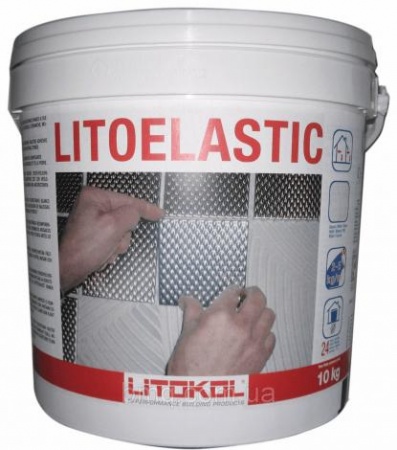 Реактивный двухкомпонентный клей Литокол LITOELASTIC 5 кг