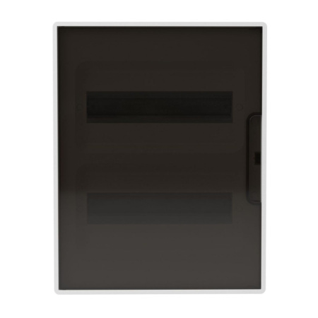 Картинка Корпус пластиковый настенный FRAME ЩРН-П-24 IP41 тонированная дверь F24W1WD DKC