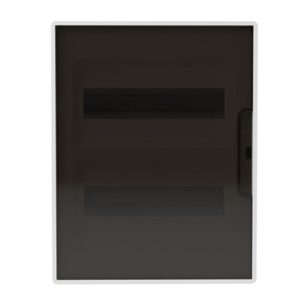 Картинка Корпус пластиковый настенный FRAME ЩРН-П-24 IP41 тонированная дверь F24W1WD DKC