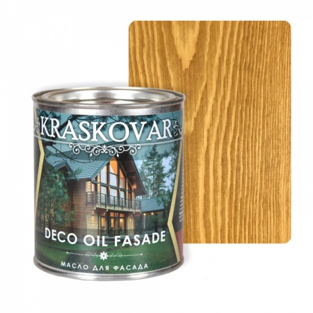 Масло для фасада Kraskovar Deco Oil Fasade 0,75 л Дуб