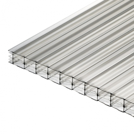 Поликарбонат сотовый 12000х2100х10 мм Прозрачный