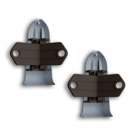 Картинка Угол наружный с крепежом для плинтуса Идеал Классик К-П70 Дуб пепельный 210