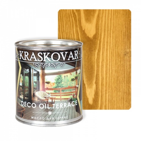 Масло для террас Kraskovar Deco Oil Terrace 0,75 л Дуб