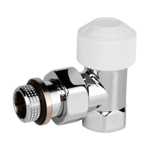 Картинка Набор термостатический угловой Design 1/2"М30х1,5 Хром Royal Thermo