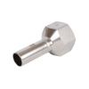 Картинка Вставка переходная НПр-ВР Ø 15х3/4" Нержавеющая сталь ROMMER