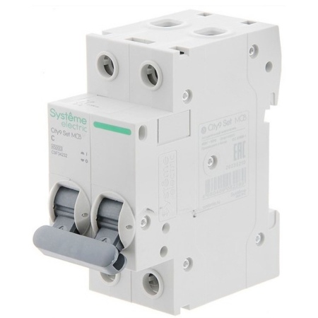 Выключатель автоматический 2п 16А С 4.5kA 230В City9 Set Systeme Electric