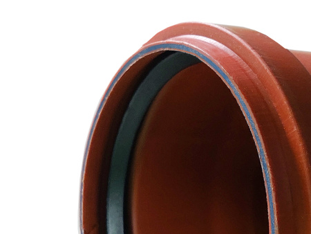 Картинка Труба наружная Политэк Easy Pipe 110х3.4х3000 мм Оранжевая