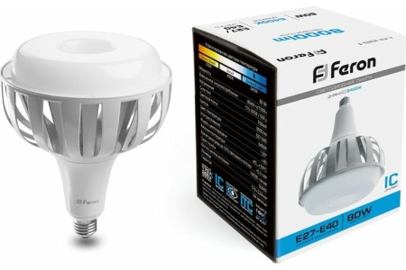 Лампа светодиодная Feron LED 80 вт Дневной свет