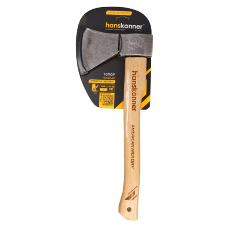 Картинка Топор 1000 гр деревянная рукоятка Hanskonner