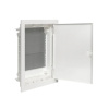 Картинка  Щит слаботочный встраиваемый Nova 2 габарит пластиковая дверь IP41 мультимедийный EKF