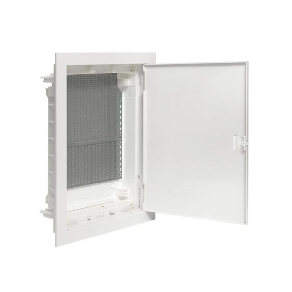 Картинка  Щит слаботочный встраиваемый Nova 2 габарит пластиковая дверь IP41 мультимедийный EKF