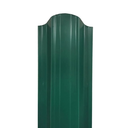 Штакетник двусторонний П-образный 110х2000х0,32 мм Зеленый