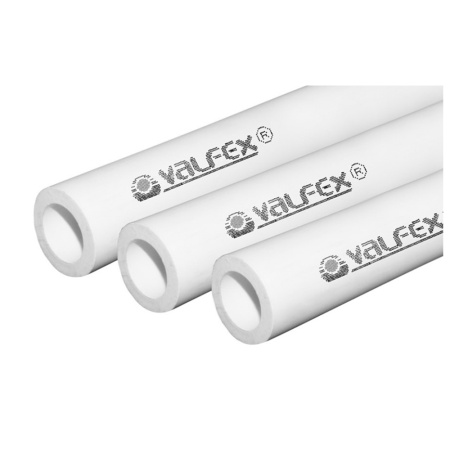 Картинка Труба ПП 40х3.7х4000 мм SDR 11 PN 10 PPR Белая Valfex