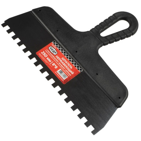 Картинка Шпатель Профи 250 мм 8х8 мм КЕДР