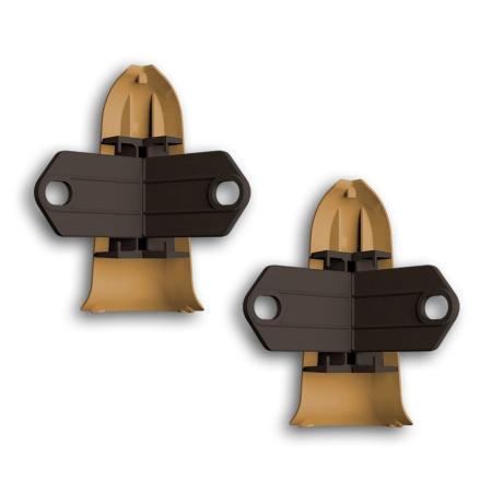 Картинка Угол наружный с крепежом для плинтуса Идеал Классик К-П70 Дуб светлый 212