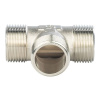 Картинка Тройник ННН 1/2"х1/2"х1/2" никелированный STOUT