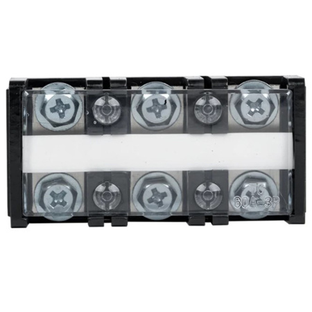 Картинка Блок зажимов TC-603 до 16 мм² 60А 3 клеммные пары EKF tc-603