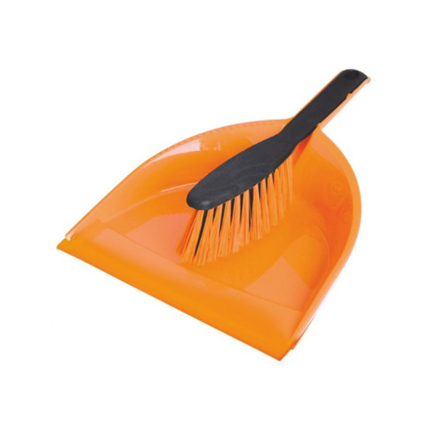 Картинка Комплект щетка-сметка + совок для уборки цвет MIX