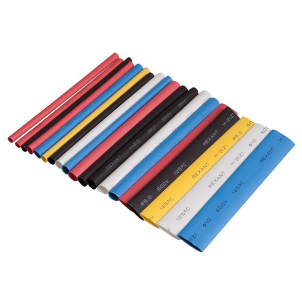 Картинка Набор термоусаживаемых трубок 20 шт №2 AUTO 2:1 REXANT