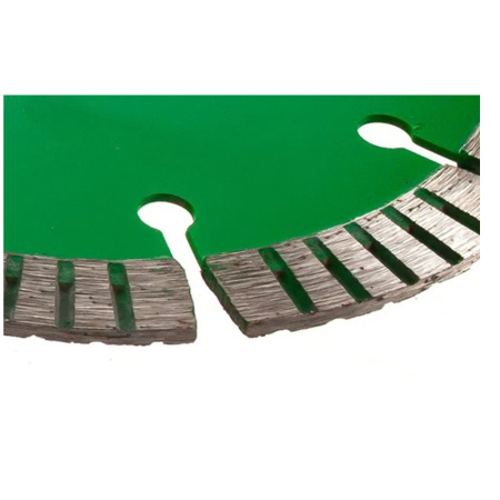 Картинка Круг Алмазный 125х22,23 мм турбо-сегмент Зеленый TRIO-DIAMOND