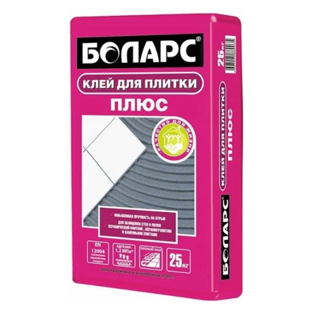 Клей плиточный Боларс плюс 25 кг
