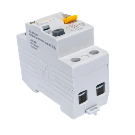 Картинка IEK выключатель дифференциального тока (УЗО) 2п ВД1-63 32А 30мА