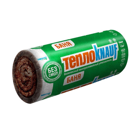 Утеплитель Knauf БАНЯ TR 040 рулон 50х1200х12500 мм