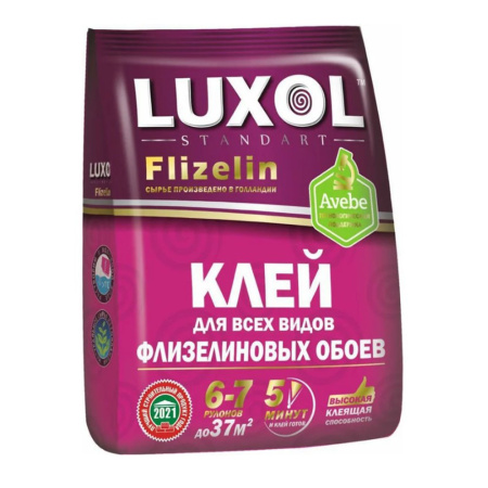 Клей обойный для флизелиновых обоев 200 г LUXOL Standart флизелин