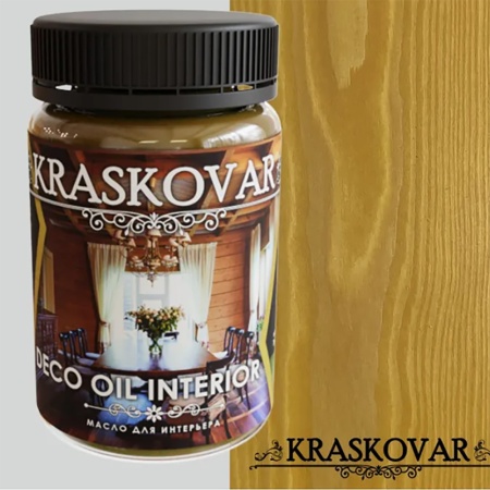 Масло для интерьера Kraskovar Deco Oil Interior 150 мл Бесцветный