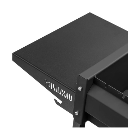 Картинка Мангал сварной на колесах 662х390х152/805 мм кочерга в комплекте PALISAD Camping