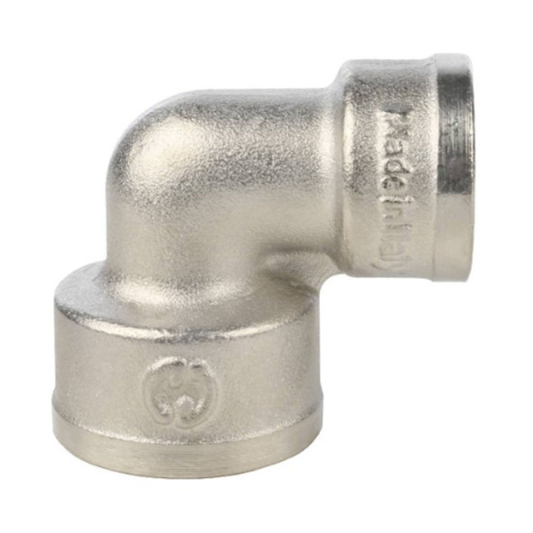 Картинка Угольник переходной ВВ 3/4"-1/2" никелированный STOUT
