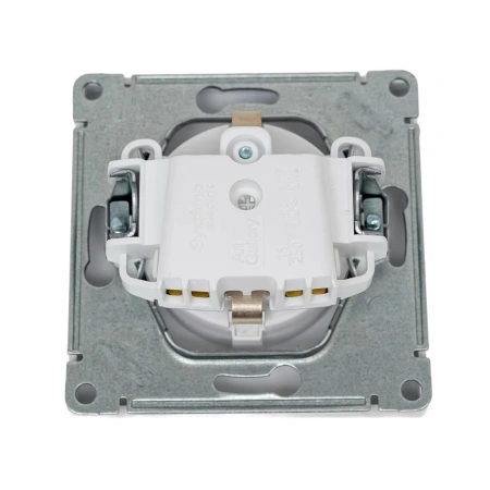 Картинка Розетка 16А с заземлением механизм SE ArtGallery Лотос GAL001343 Systeme Electric